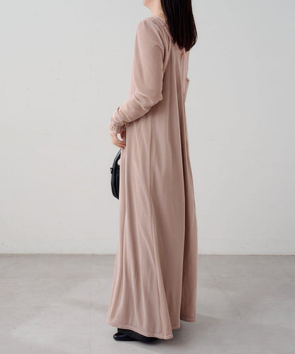 B 透感雙面設計連衣裙