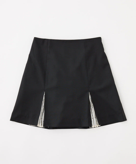 可成套配色百褶半身裙