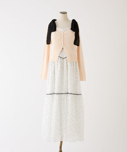 配色設計 開衫套裝 連衣裙