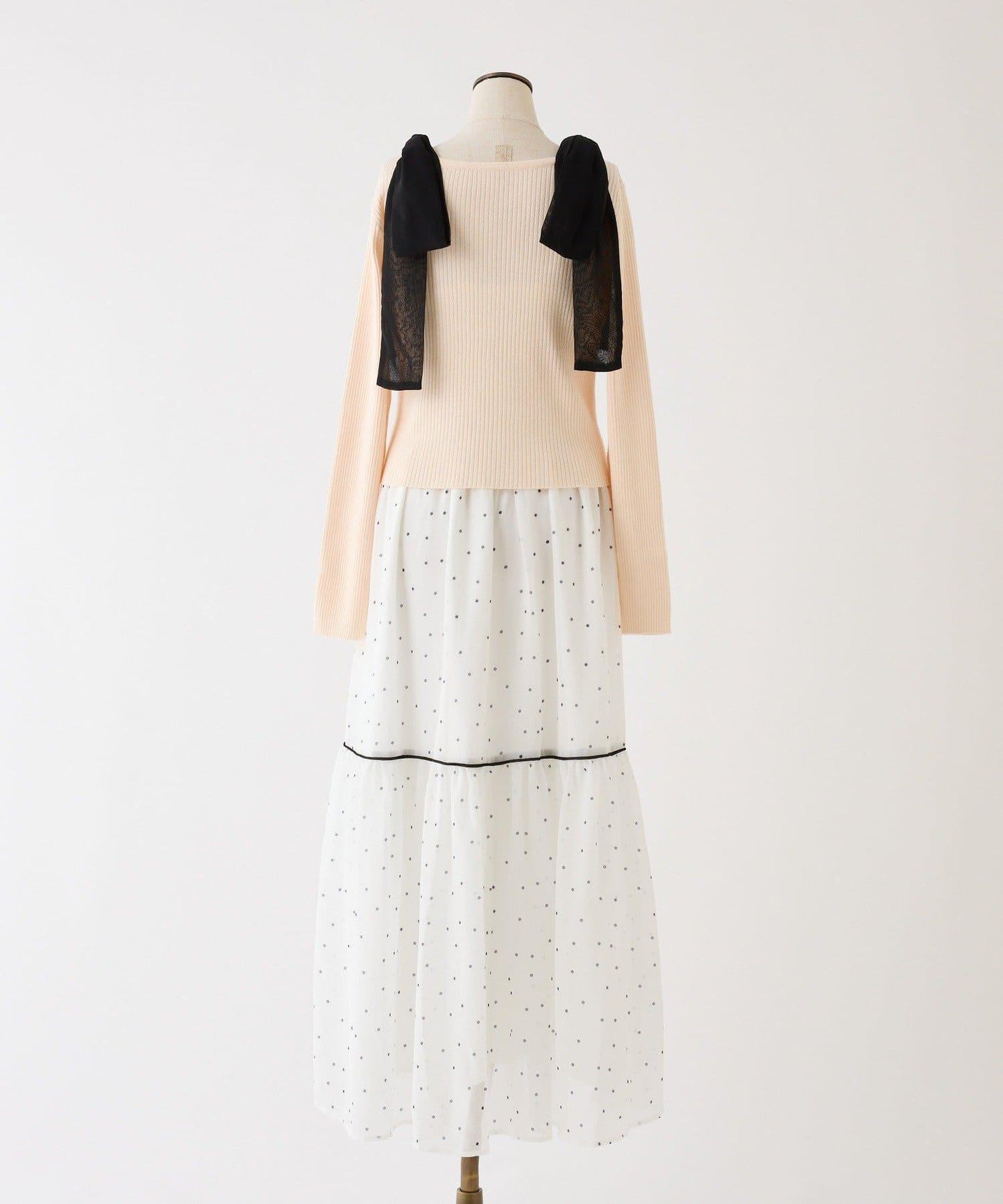 配色設計 開衫套裝 連衣裙