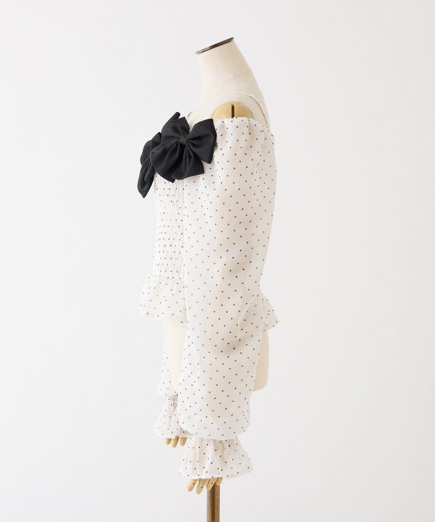 褶皺蝴蝶結設計 襯衫