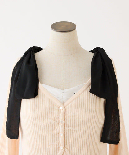 配色設計 開衫套裝 連衣裙