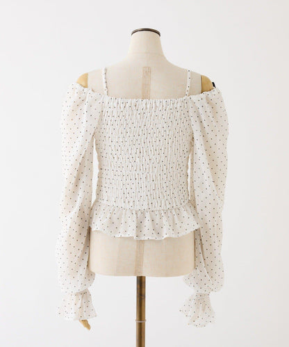 褶皺蝴蝶結設計 襯衫