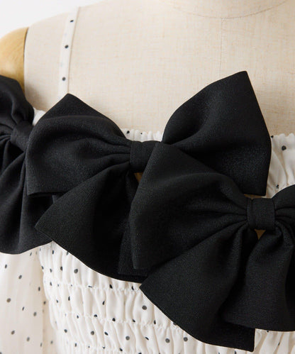 褶皺蝴蝶結設計 襯衫