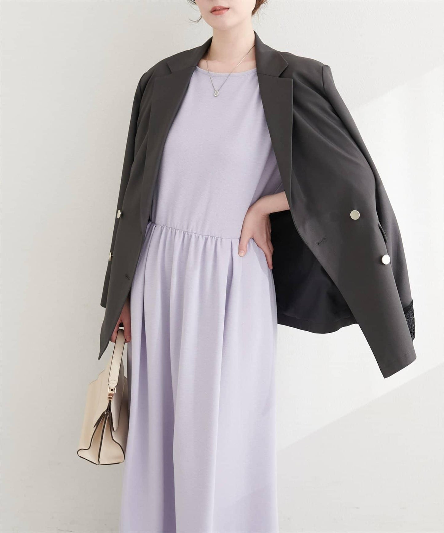 羅紋針織連衣裙