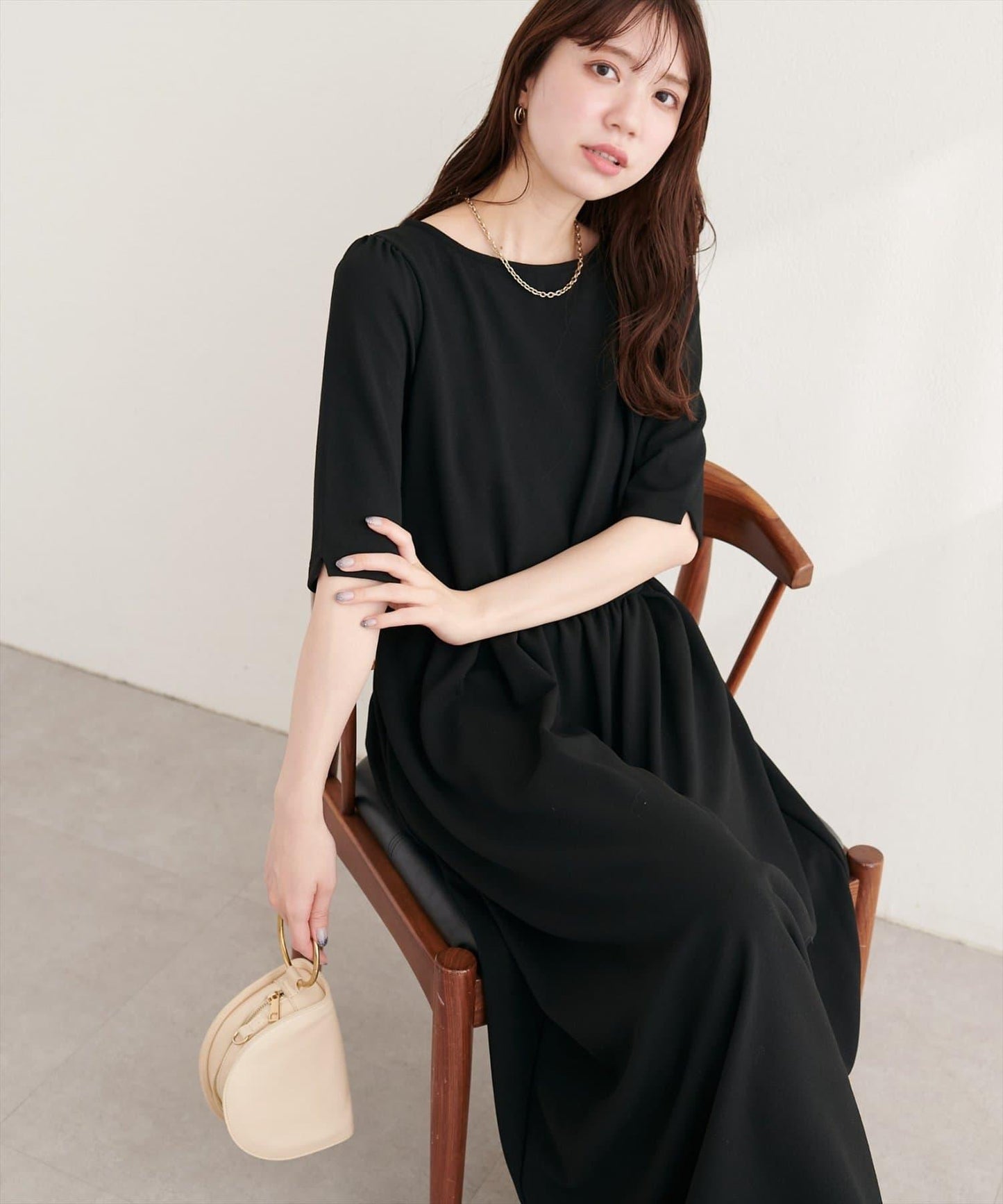 羅紋針織連衣裙