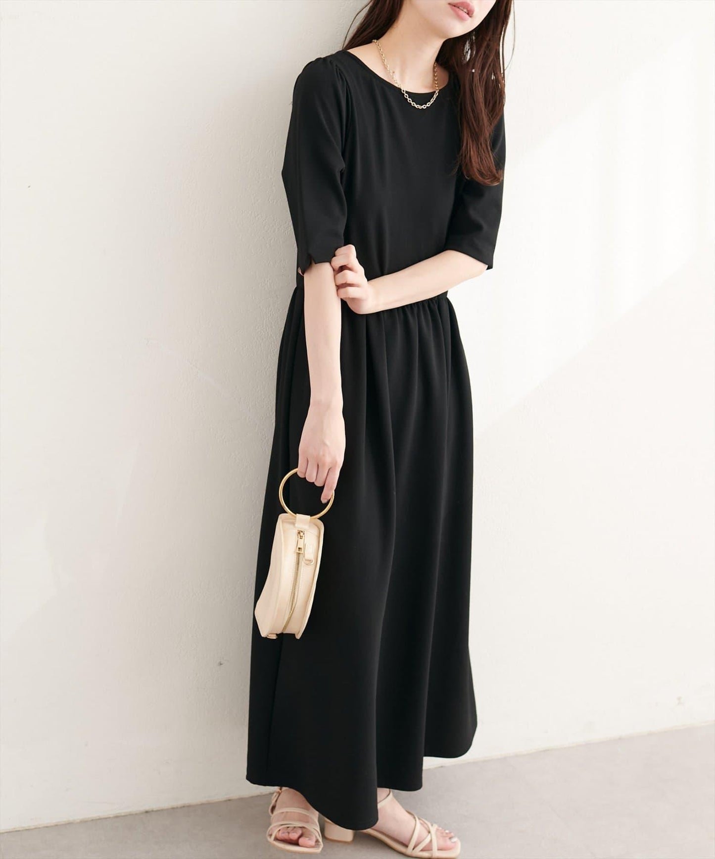 羅紋針織連衣裙