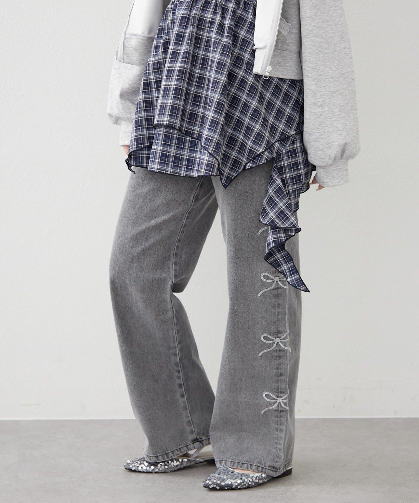 NICE 多色組合直筒牛仔褲