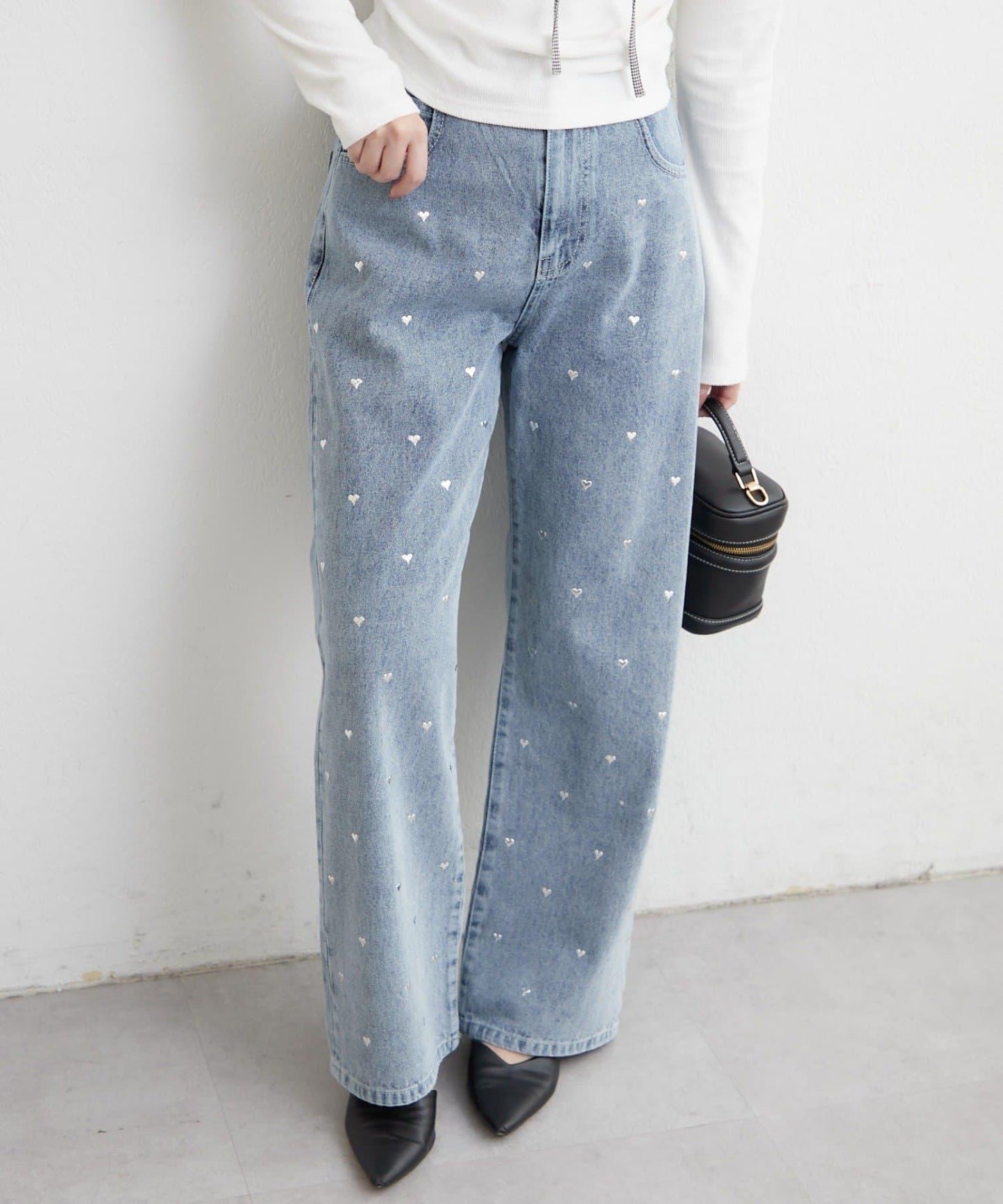 NICE 多色組合直筒牛仔褲