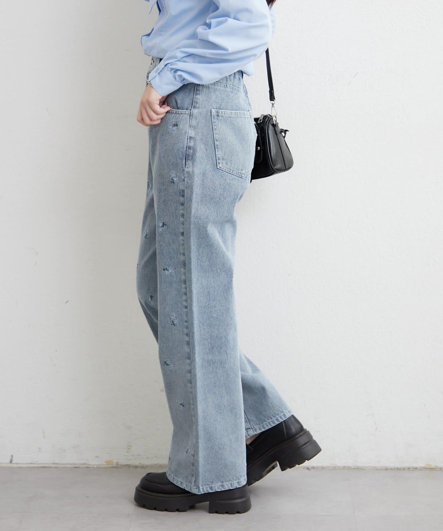 NICE 多色組合直筒牛仔褲