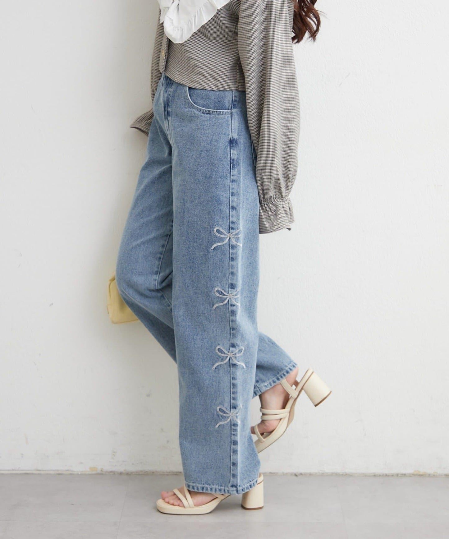 NICE 多色組合直筒牛仔褲