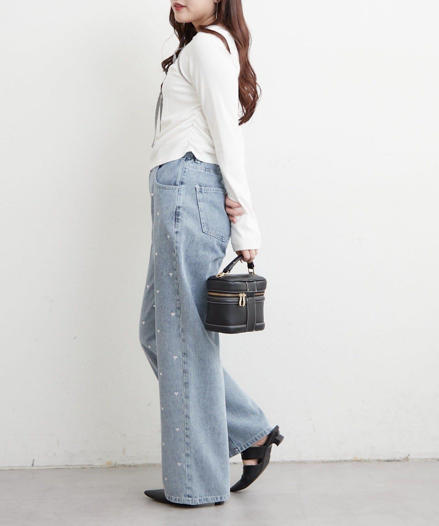 NICE 多色組合直筒牛仔褲