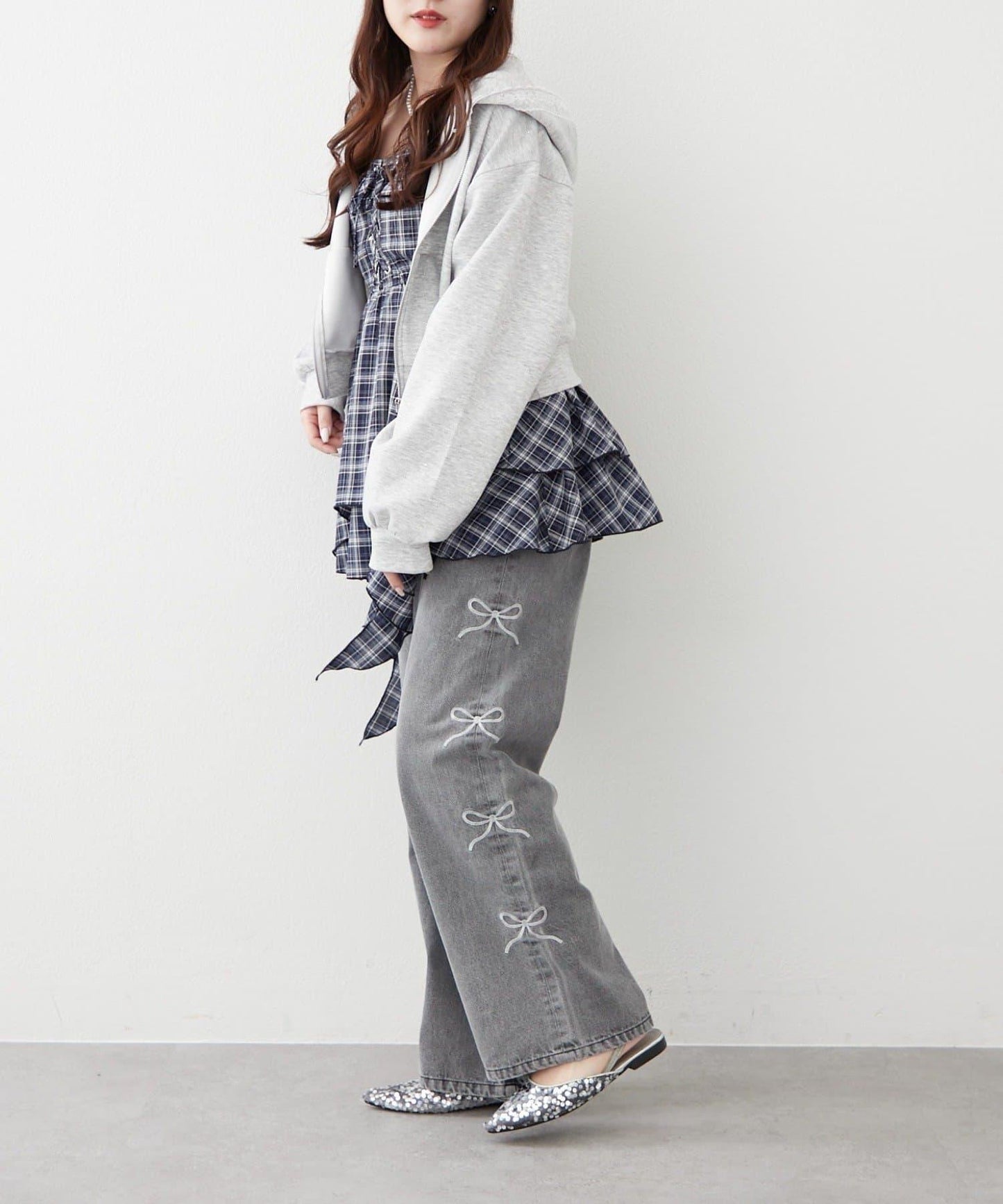 NICE 多色組合直筒牛仔褲