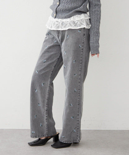 NICE 多色組合直筒牛仔褲