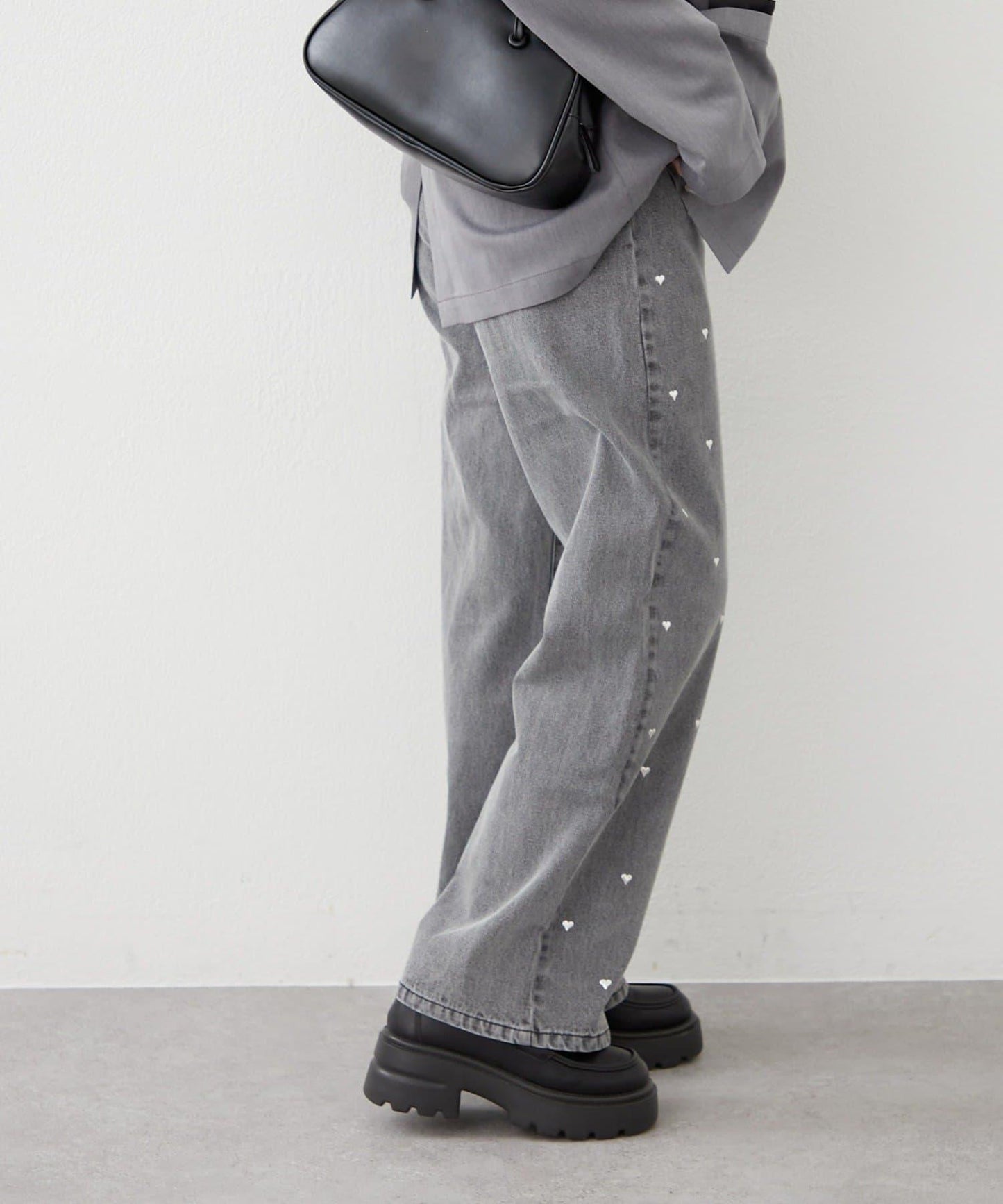 NICE 多色組合直筒牛仔褲