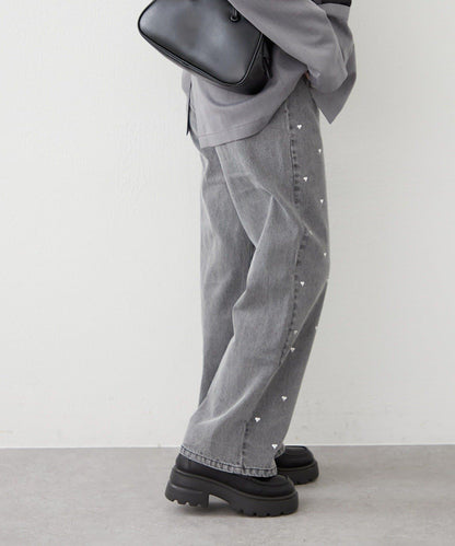 NICE 多色組合直筒牛仔褲