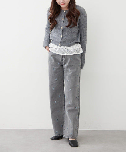 NICE 多色組合直筒牛仔褲