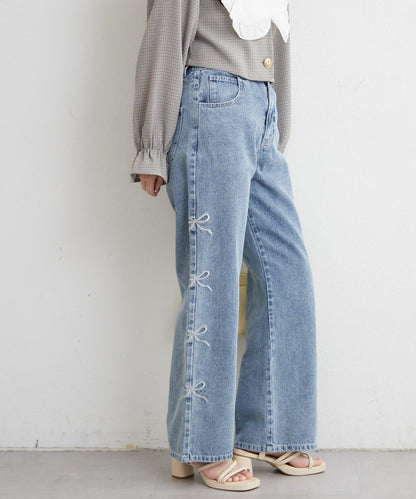 NICE 多色組合直筒牛仔褲