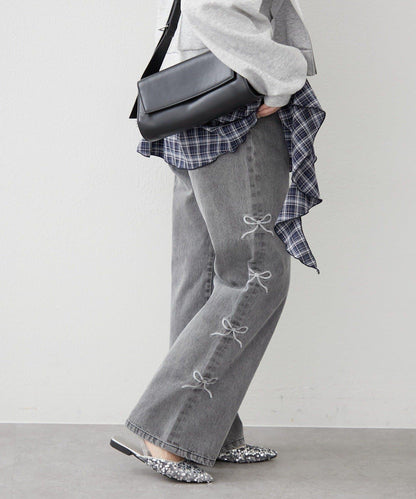 NICE 多色組合直筒牛仔褲