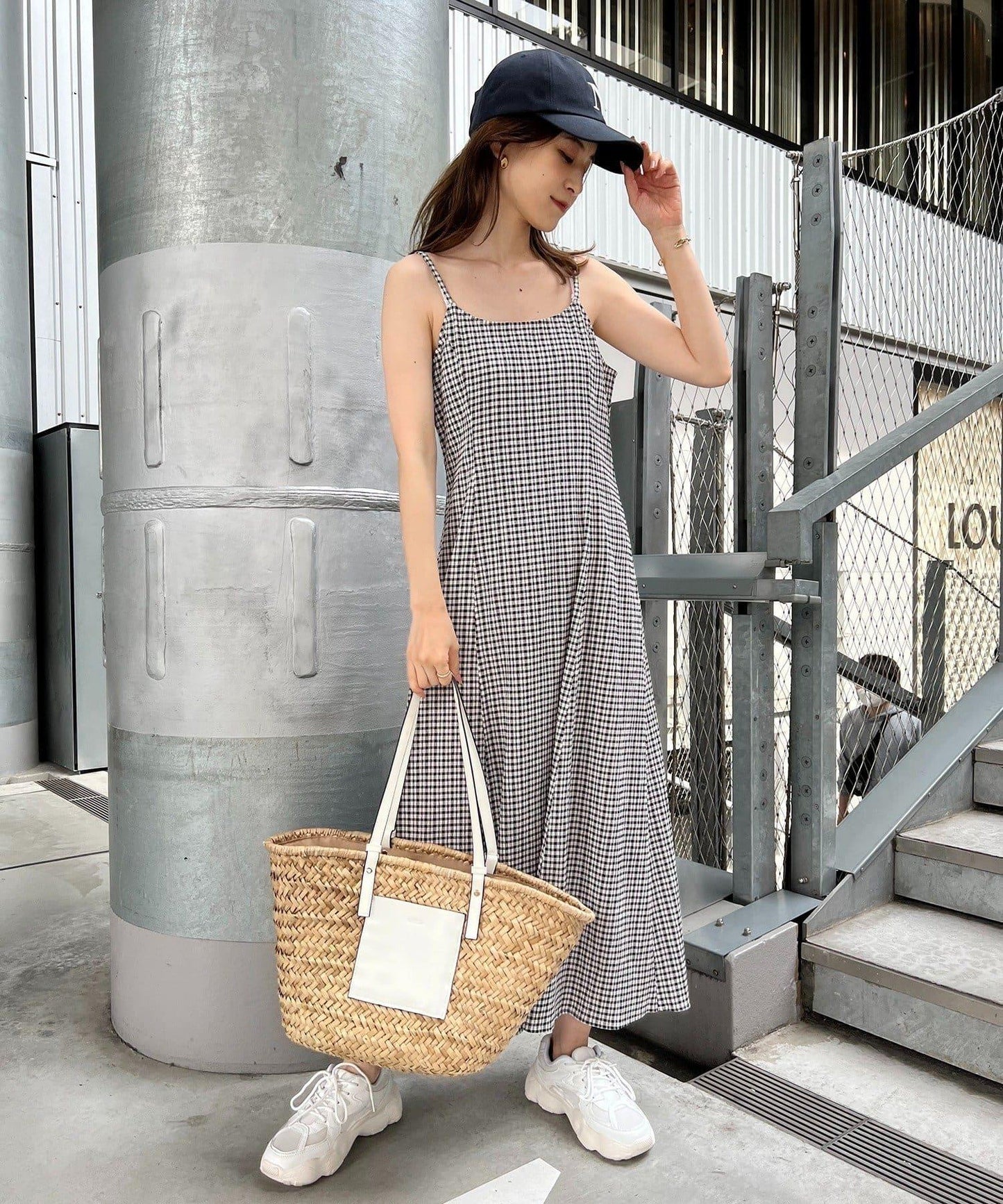 復古褶皺連衣裙