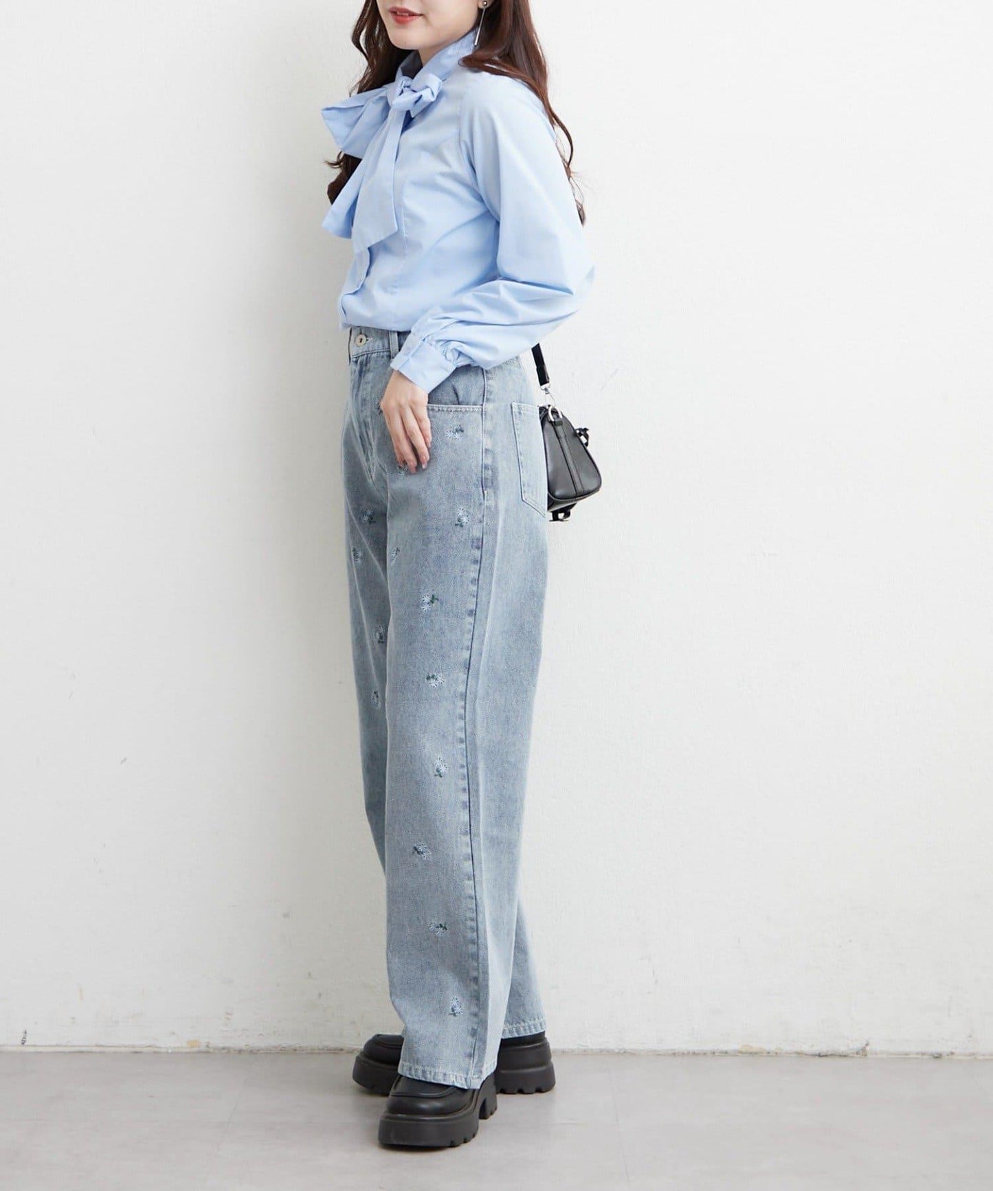 NICE 多色組合直筒牛仔褲