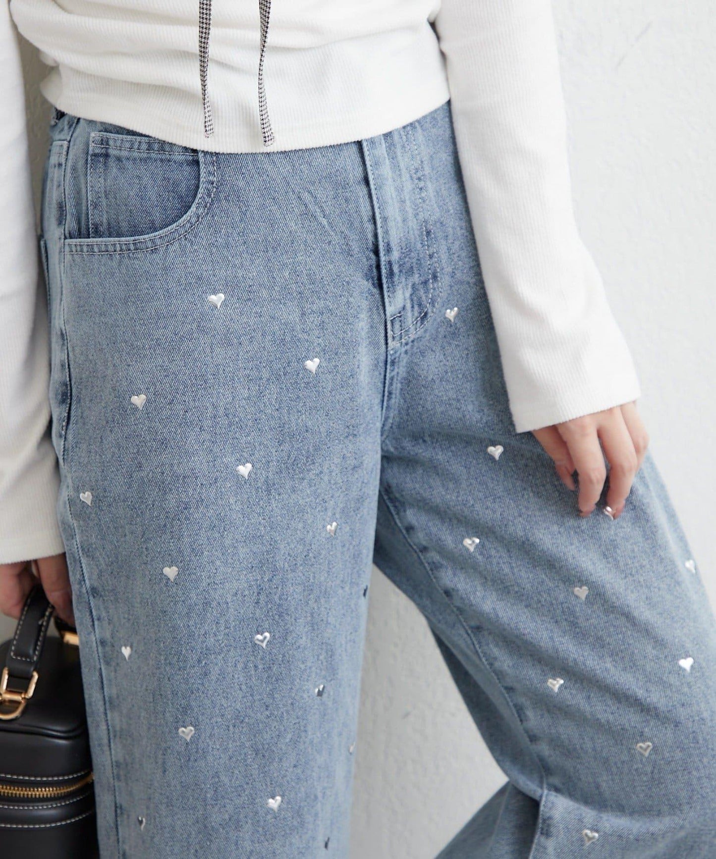 NICE 多色組合直筒牛仔褲