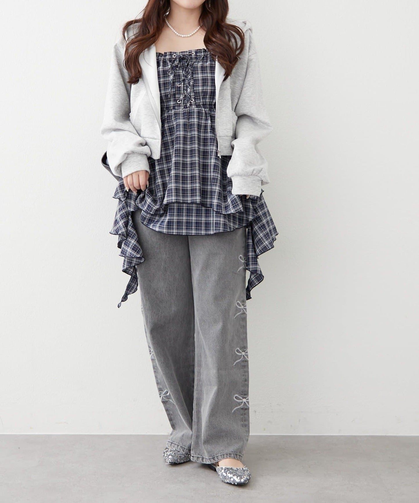 NICE 多色組合直筒牛仔褲