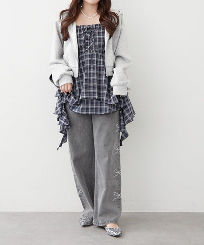 NICE 多色組合直筒牛仔褲