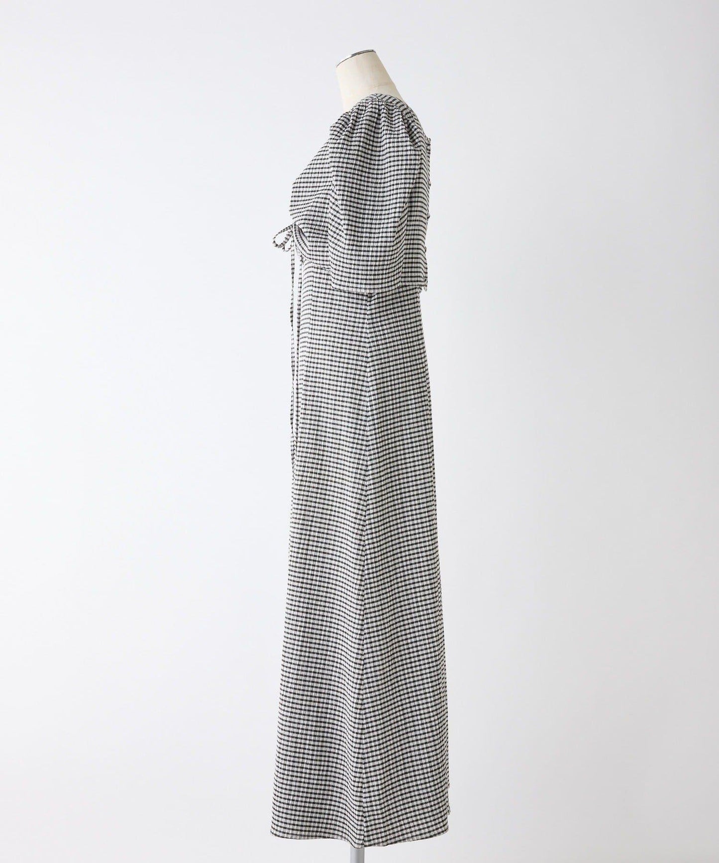 復古褶皺連衣裙