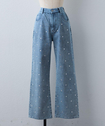 NICE 多色組合直筒牛仔褲