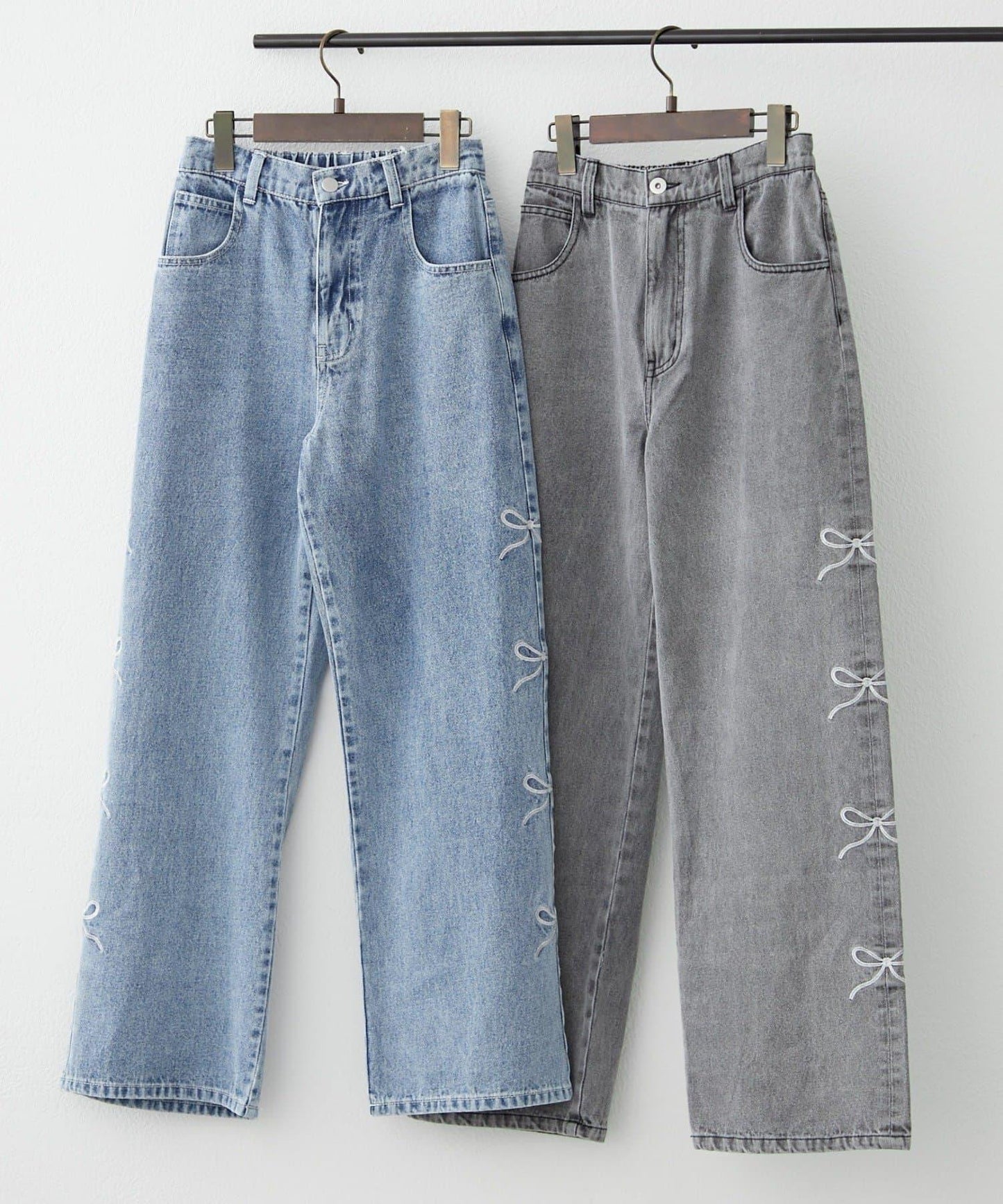 NICE 多色組合直筒牛仔褲