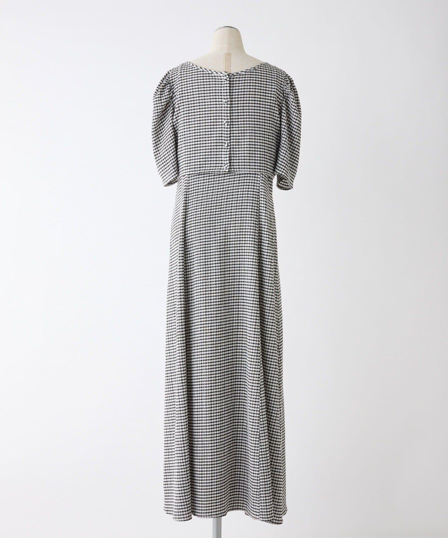 復古褶皺連衣裙