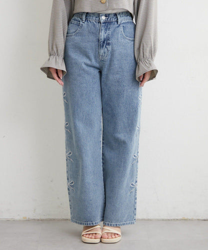 NICE 多色組合直筒牛仔褲