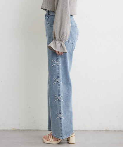 NICE 多色組合直筒牛仔褲