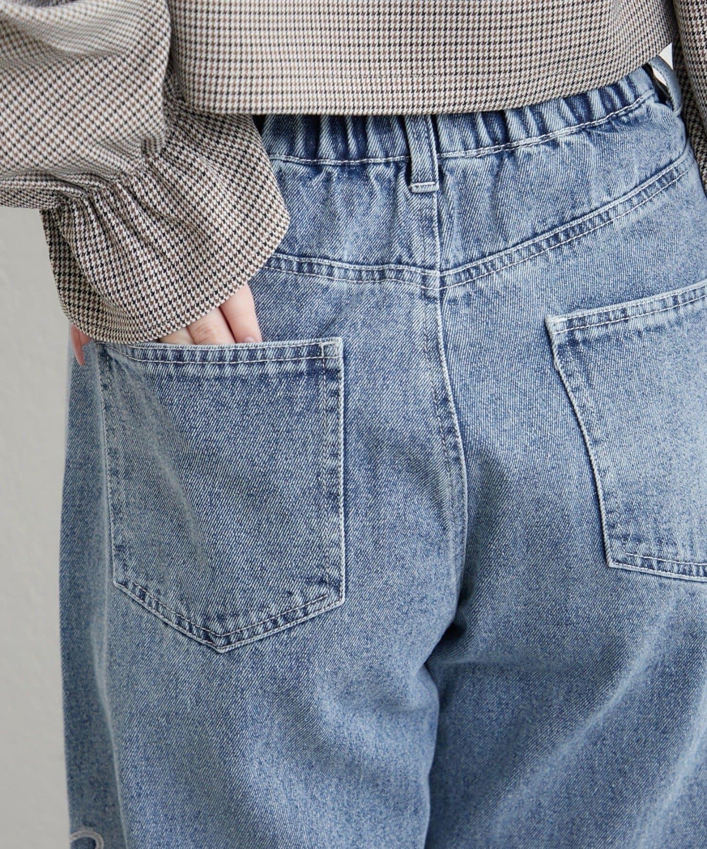 NICE 多色組合直筒牛仔褲