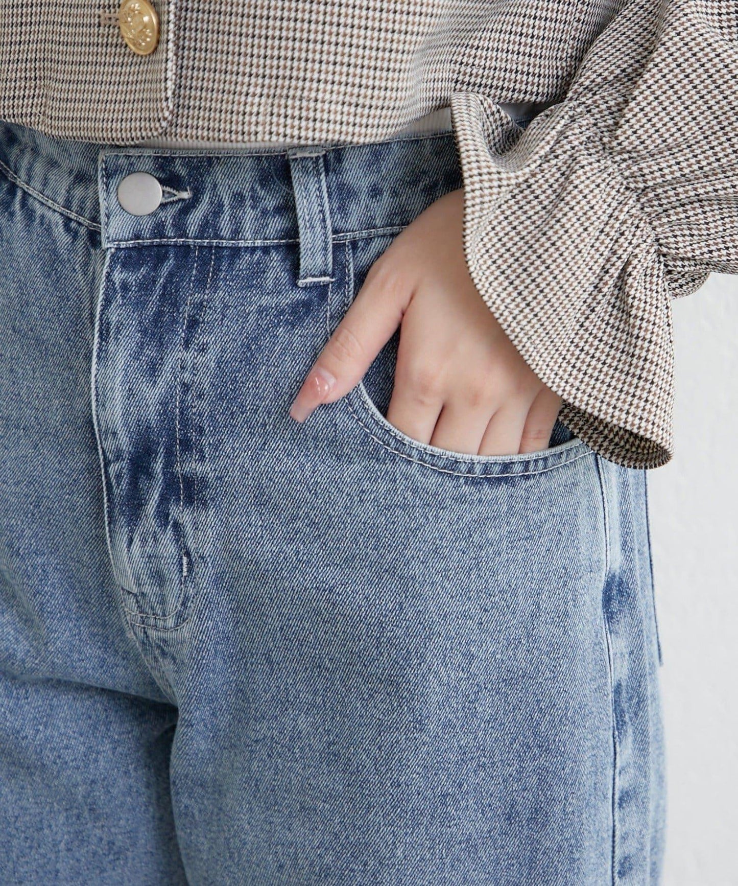 NICE 多色組合直筒牛仔褲