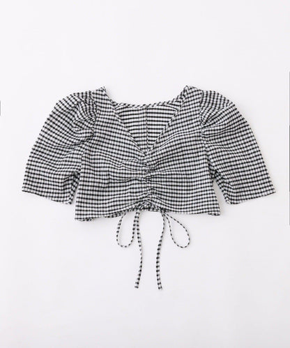 復古褶皺連衣裙