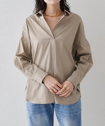 Drawing Numbers 開領長袖襯衫