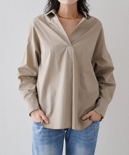 Drawing Numbers 開領長袖襯衫