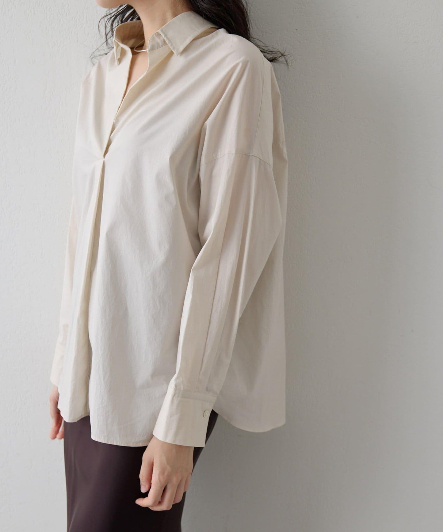 Drawing Numbers 開領長袖襯衫