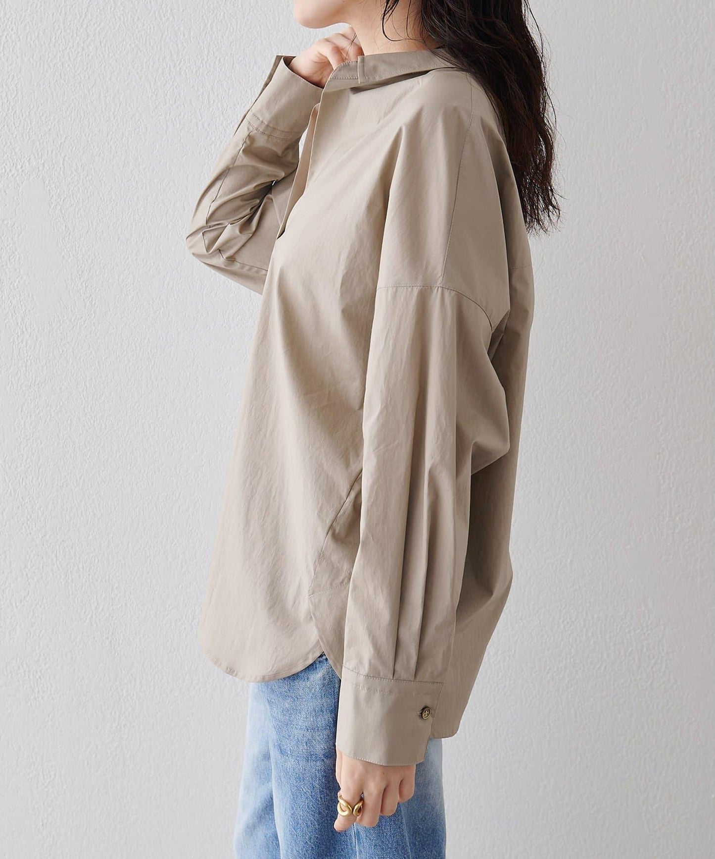 Drawing Numbers 開領長袖襯衫