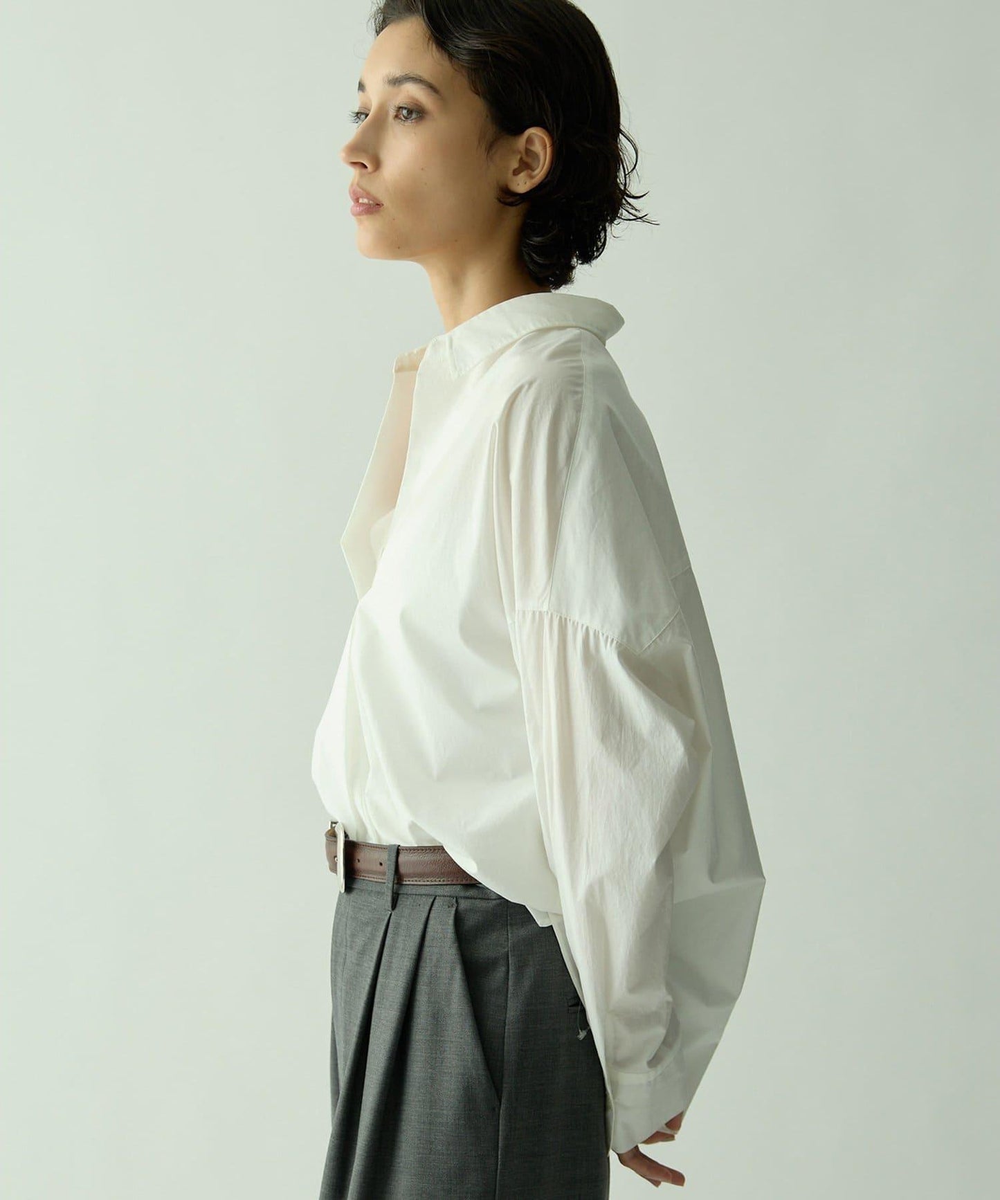 Drawing Numbers 開領長袖襯衫