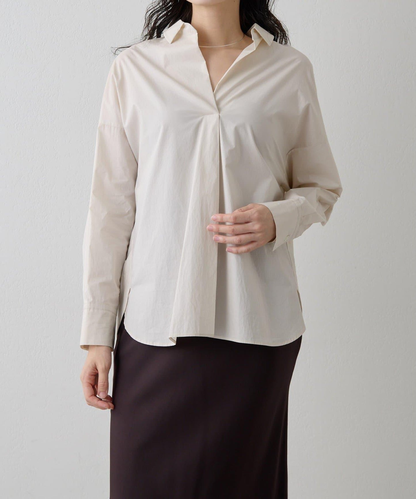 Drawing Numbers 開領長袖襯衫