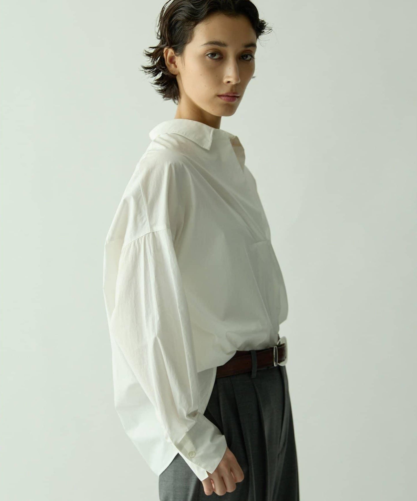 Drawing Numbers 開領長袖襯衫