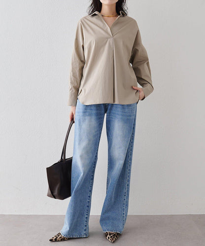 Drawing Numbers 開領長袖襯衫