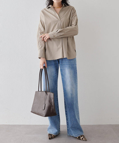 Drawing Numbers 開領長袖襯衫