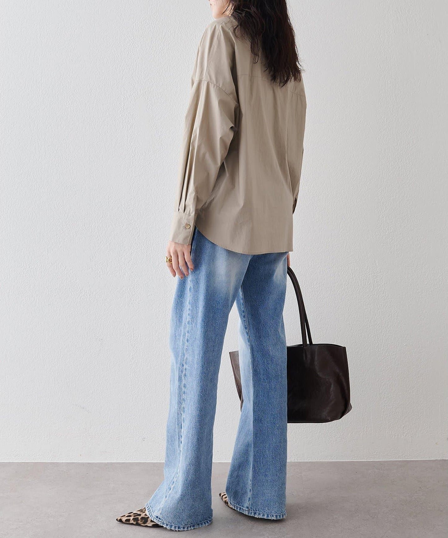 Drawing Numbers 開領長袖襯衫