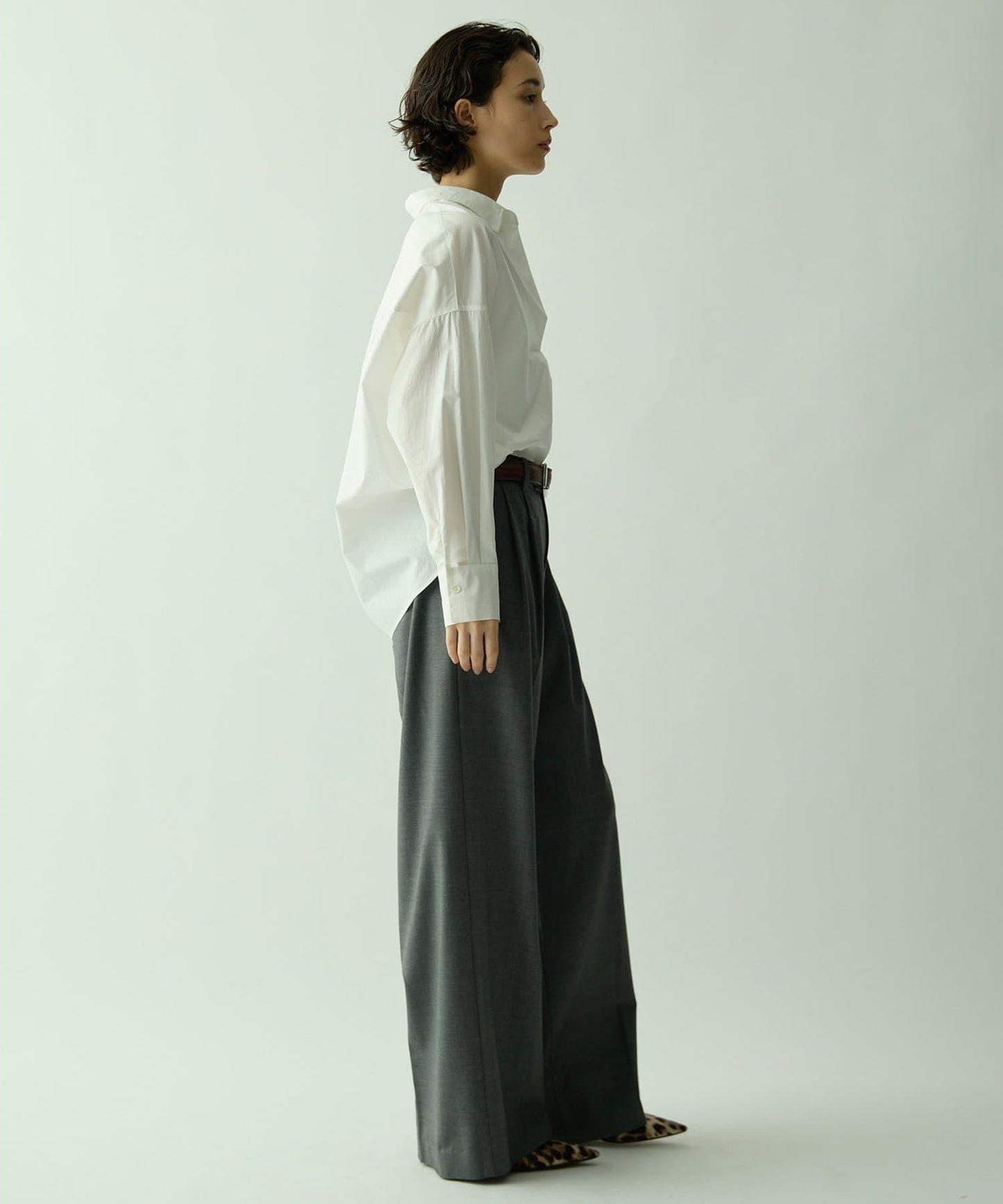 Drawing Numbers 開領長袖襯衫