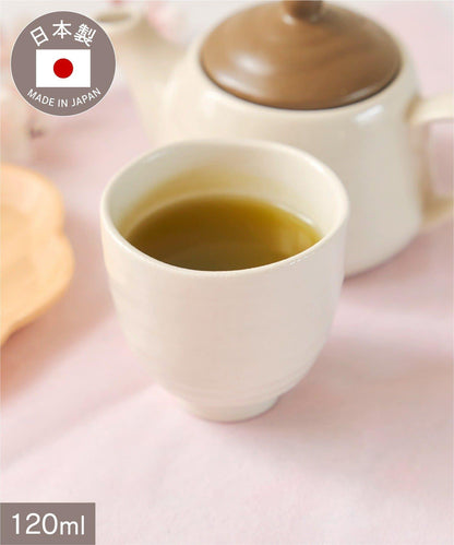 美濃燒 茶與糰子圖案 茶杯