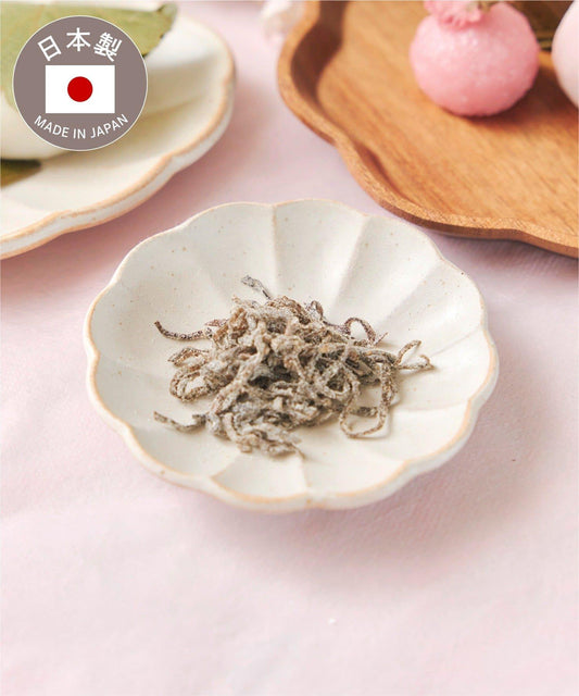 10cm菊形 茶與糰子圖案 小盤